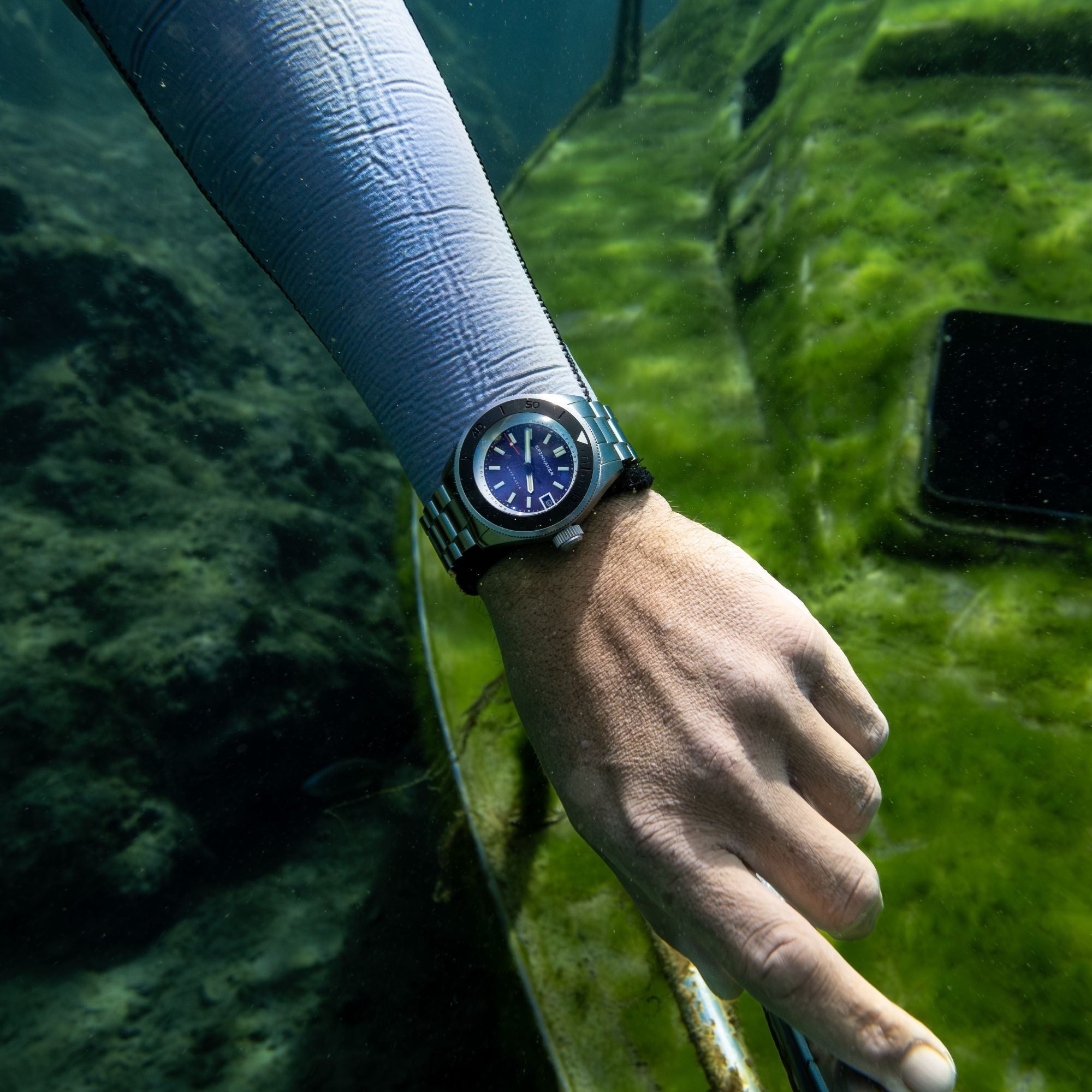 Spinnaker Piccard Automatic Purple Diver Watch – Limited Edition