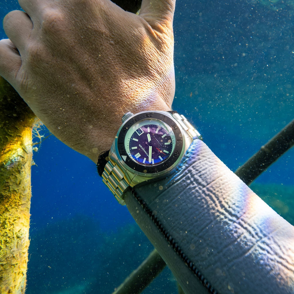 Spinnaker Piccard Automatic Purple Diver Watch – Limited Edition
