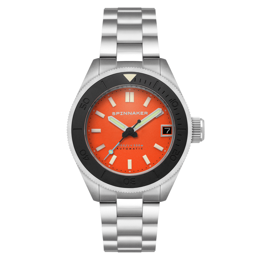 Spinnaker Piccard Automatic Orange Diver Watch - Limited Edition