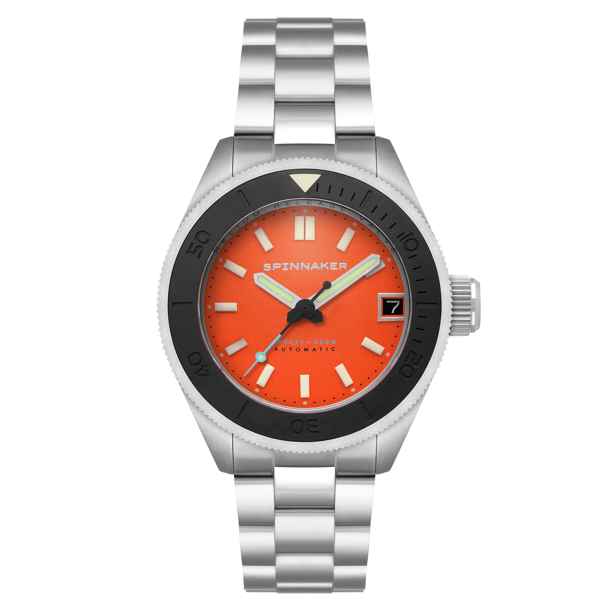 Spinnaker Piccard Automatic Orange Diver Watch - Limited Edition