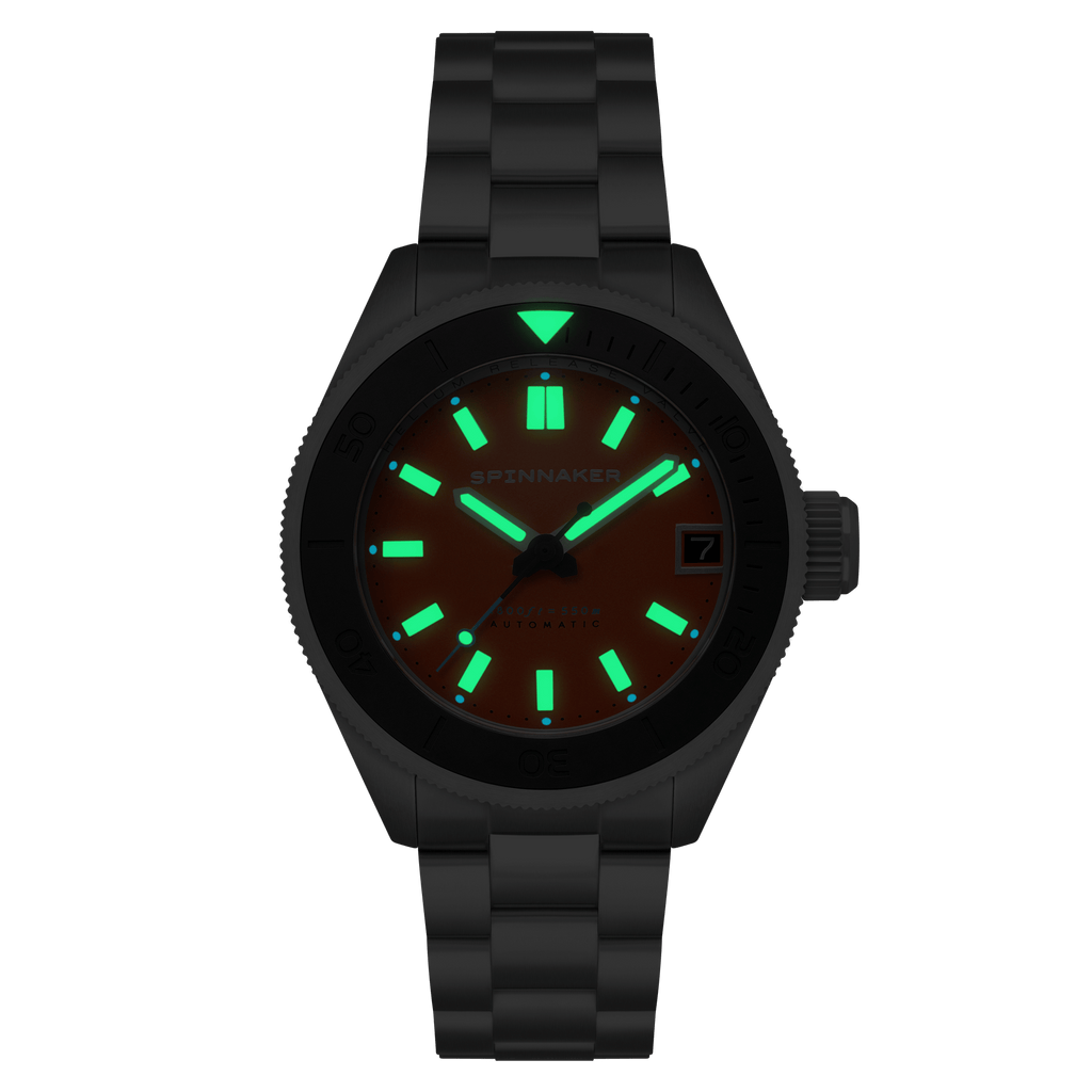 Spinnaker Piccard Automatic Orange Diver Watch - Limited Edition