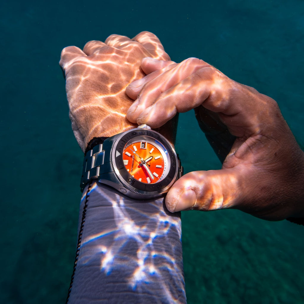 Spinnaker Piccard Automatic Orange Diver Watch - Limited Edition