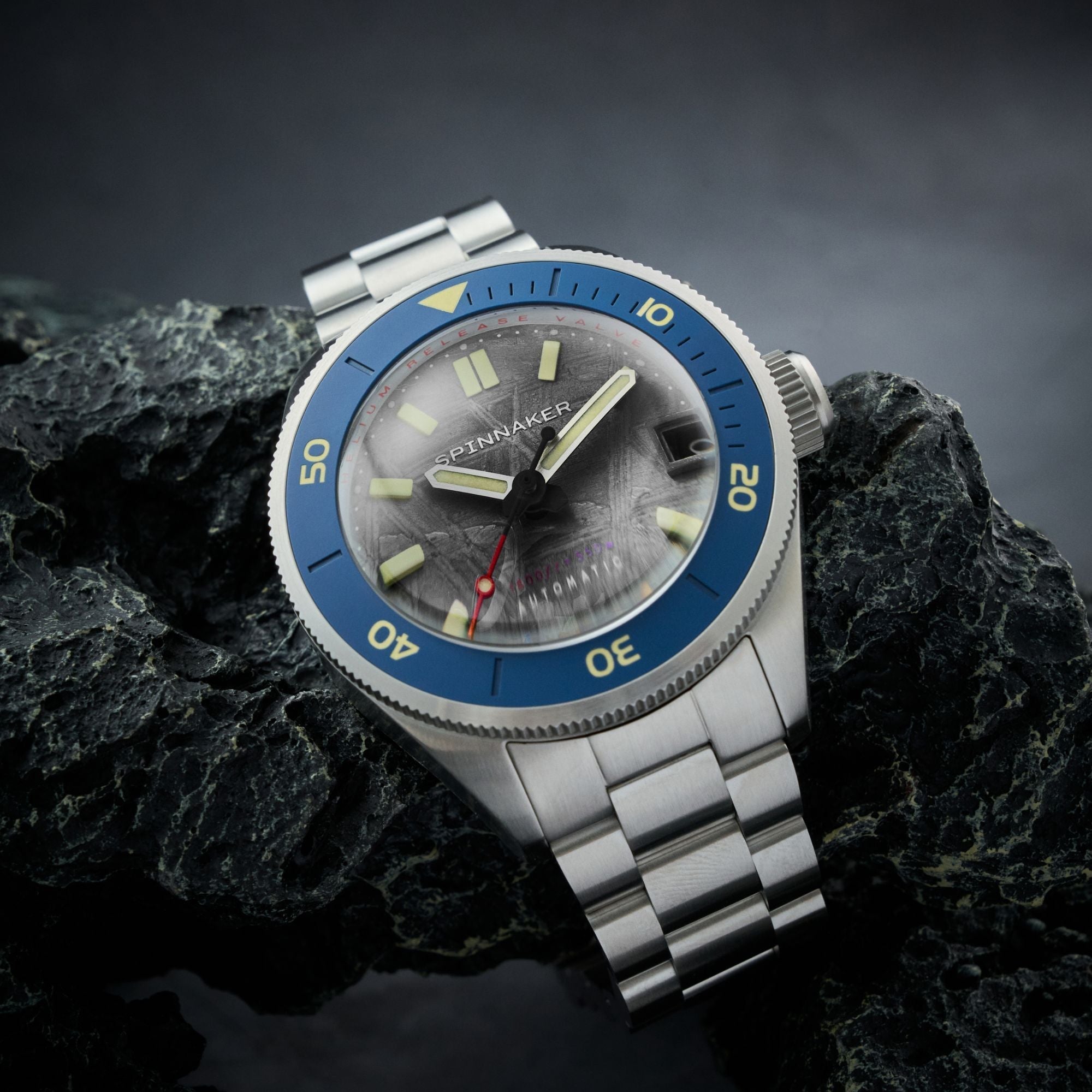 Spinnaker Piccard Automatic Blue Diver Watch - Limited Edition