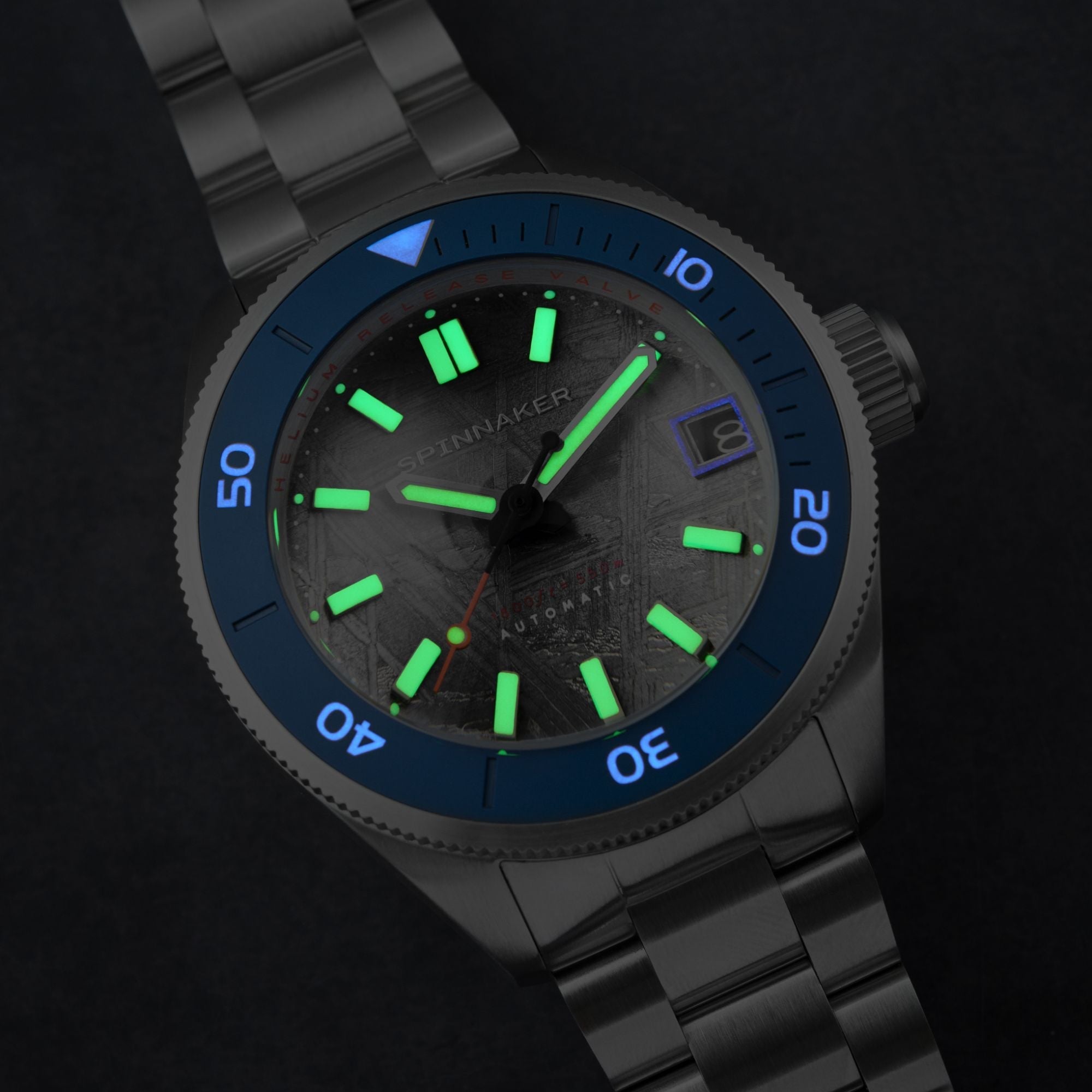 Spinnaker Piccard Automatic Blue Diver Watch - Limited Edition