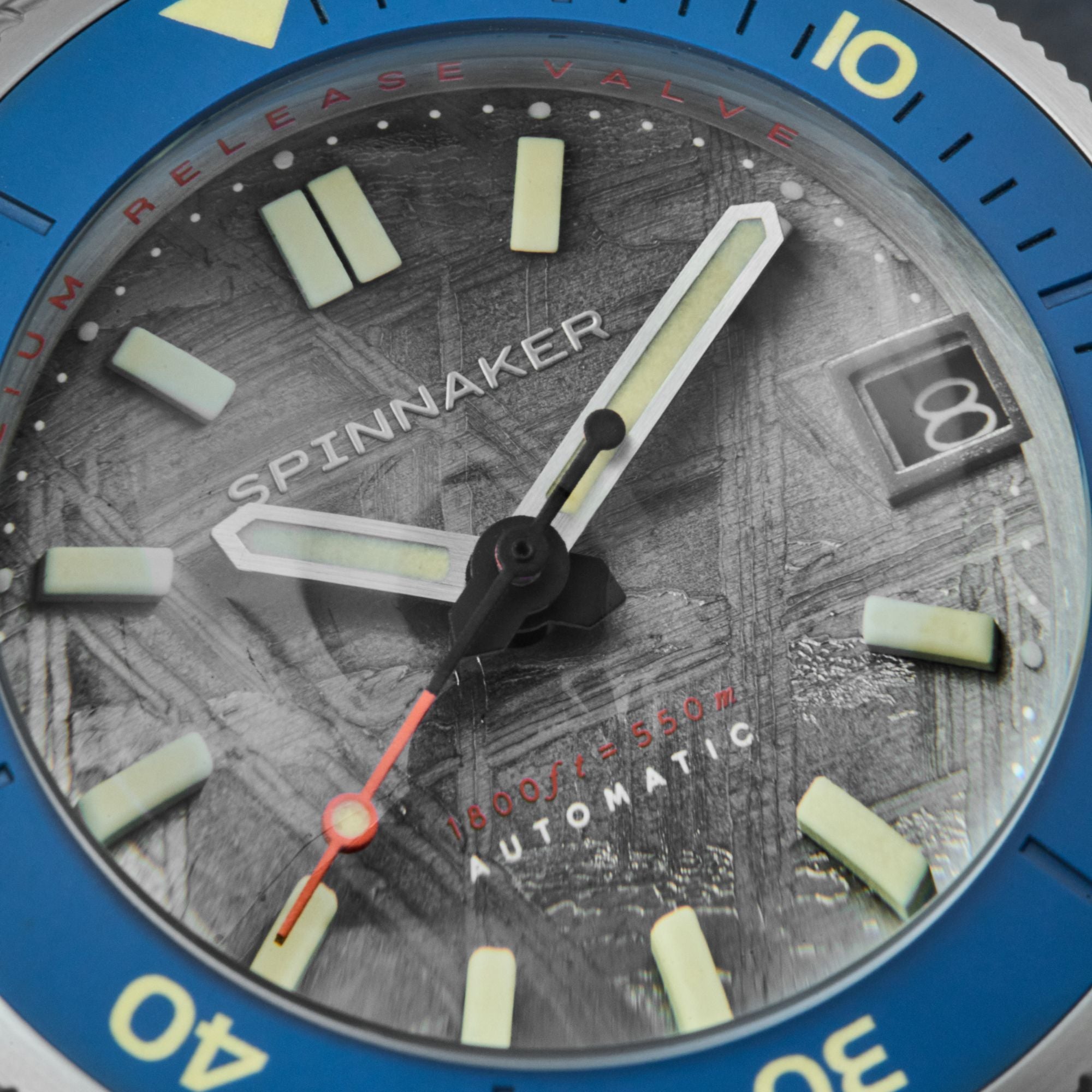 Spinnaker Piccard Automatic Blue Diver Watch - Limited Edition