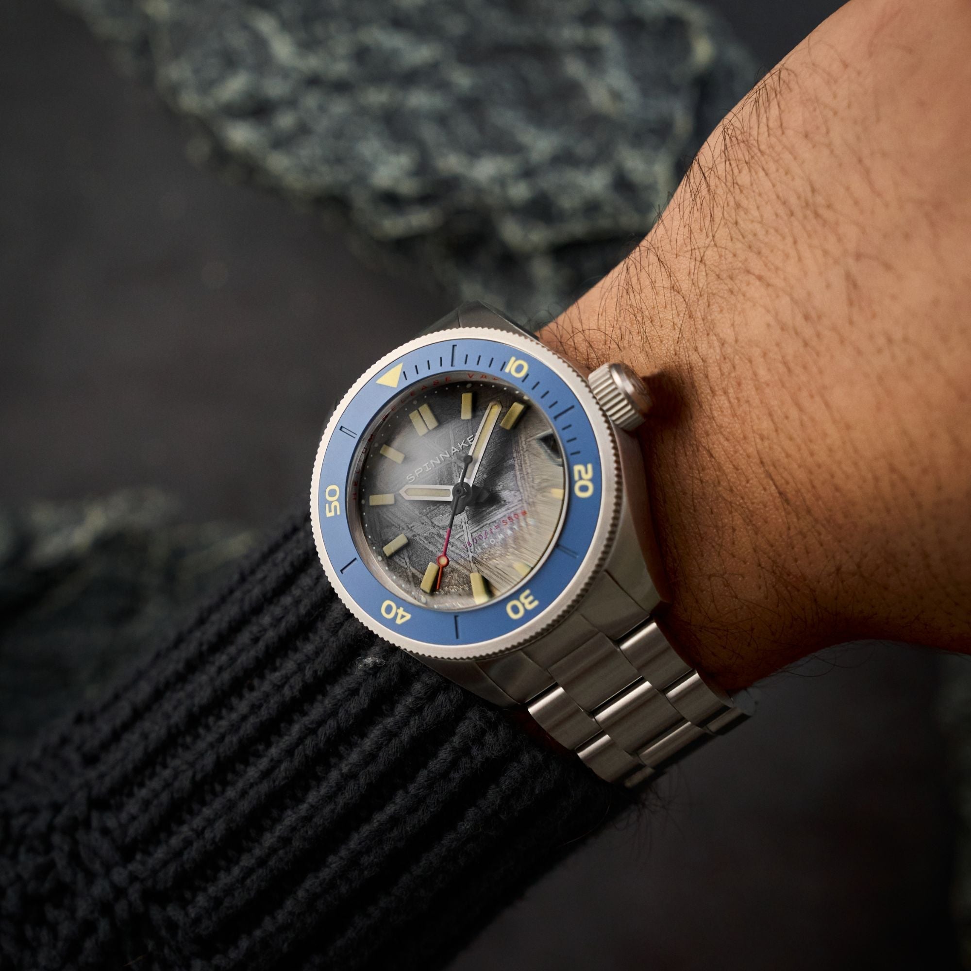 Spinnaker Piccard Automatic Blue Diver Watch - Limited Edition