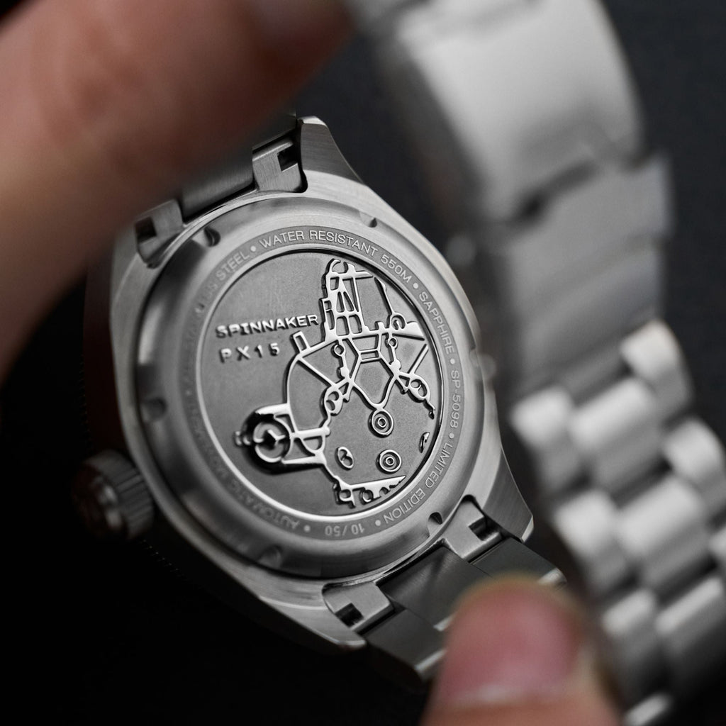 Spinnaker Piccard Automatic Blue Diver Watch - Limited Edition