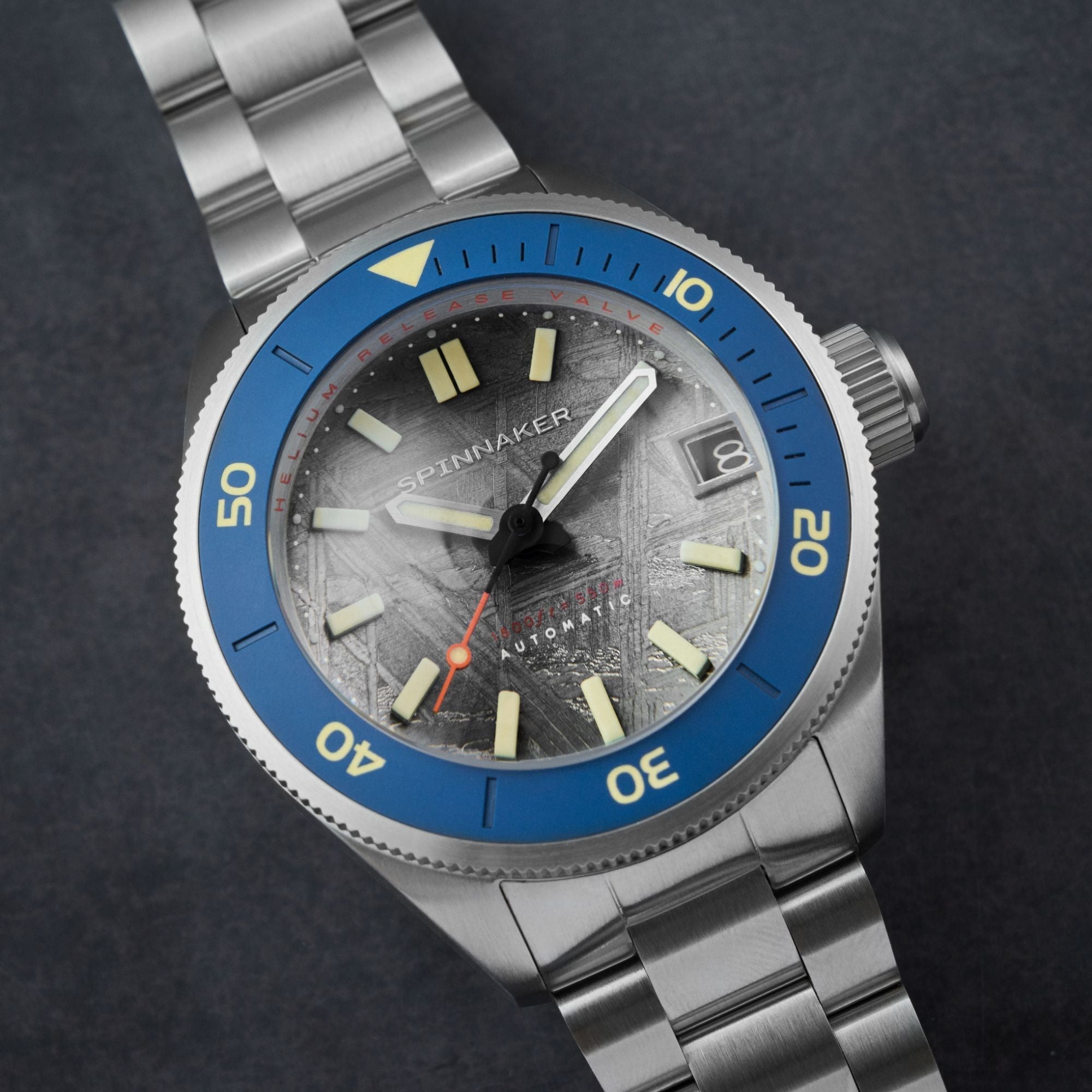 Spinnaker Piccard Automatic Blue Diver Watch - Limited Edition
