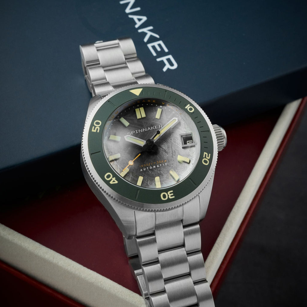 Spinnaker Piccard Meteorite Limited Edition Automatic Diver Watch Green