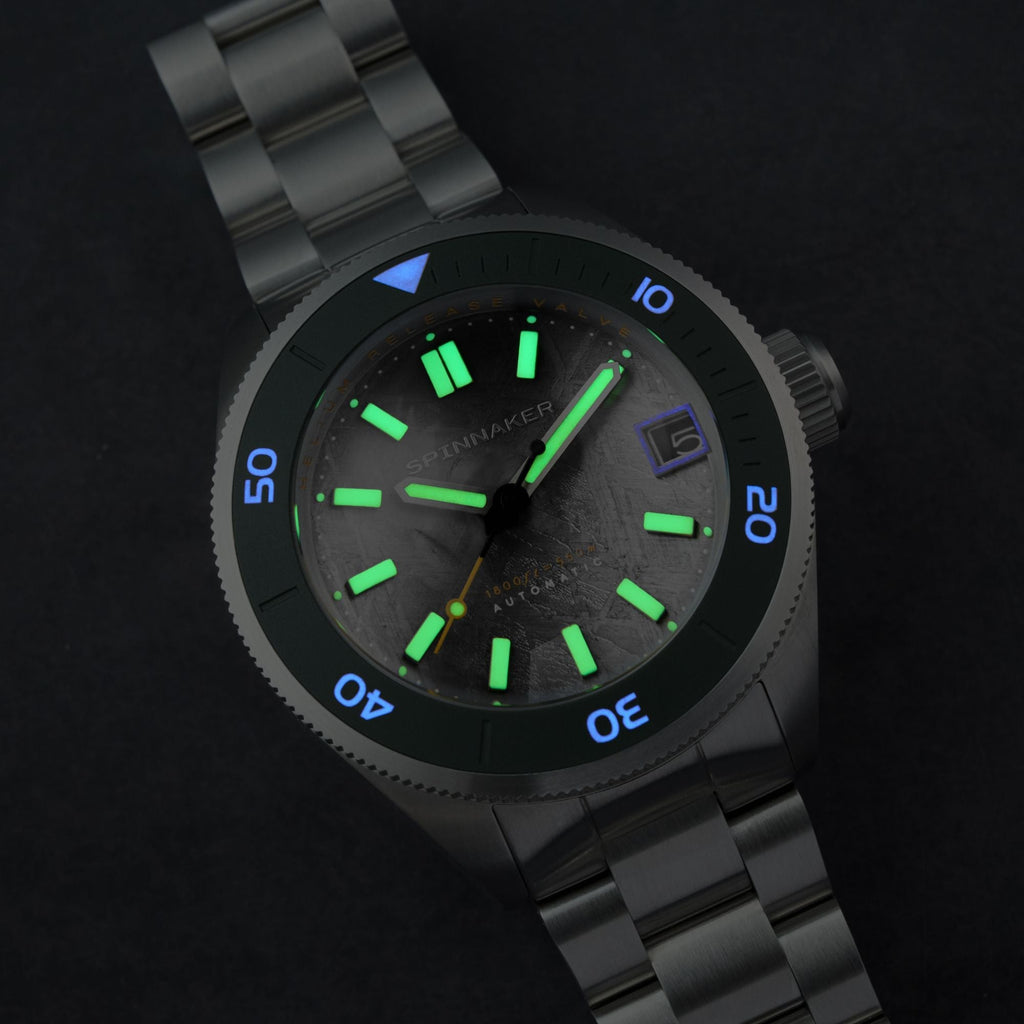 Spinnaker Piccard Meteorite Limited Edition Automatic Diver Watch Green