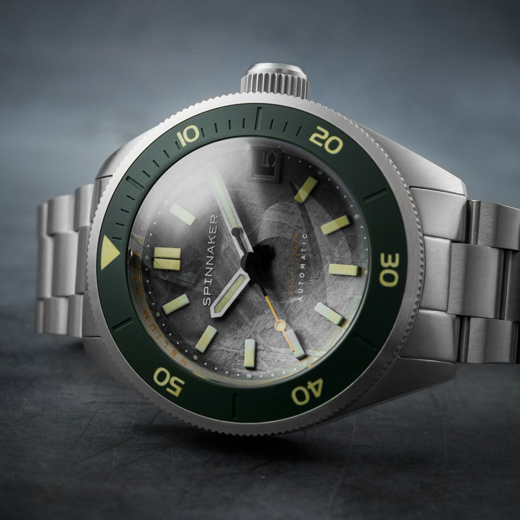 Spinnaker Piccard Meteorite Limited Edition Automatic Diver Watch Green