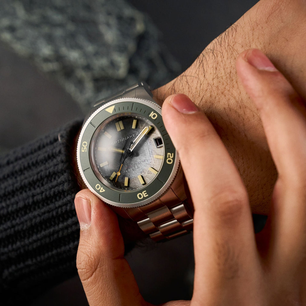 Spinnaker Piccard Meteorite Limited Edition Automatic Diver Watch Green