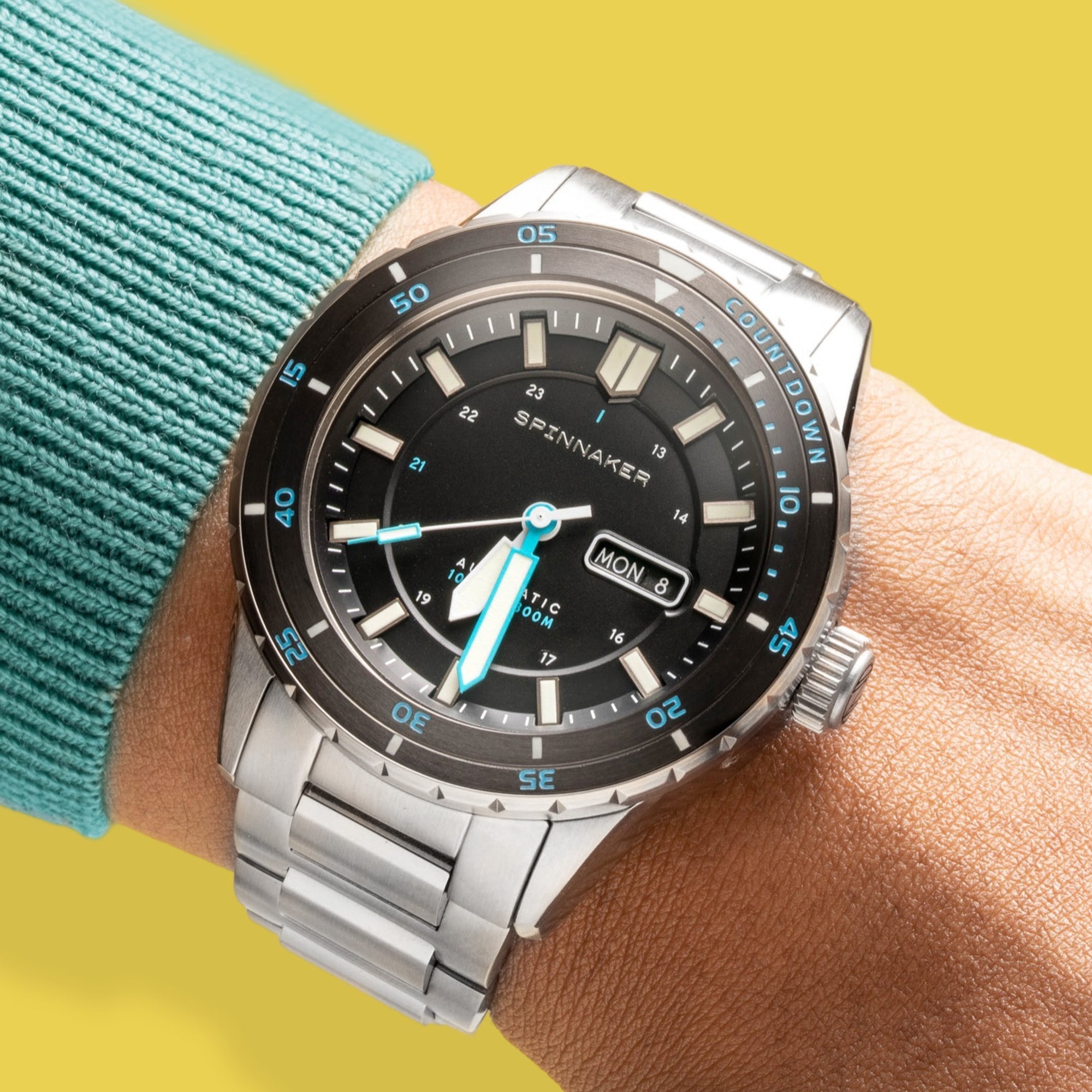 Spinnaker Hass Diver Automatic Men's Black Watch