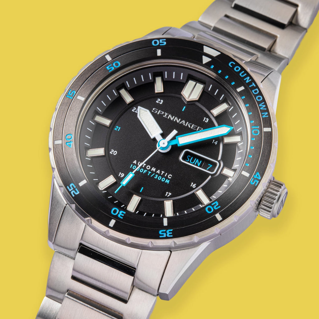 Spinnaker Hass Diver Automatic Men's Black Watch