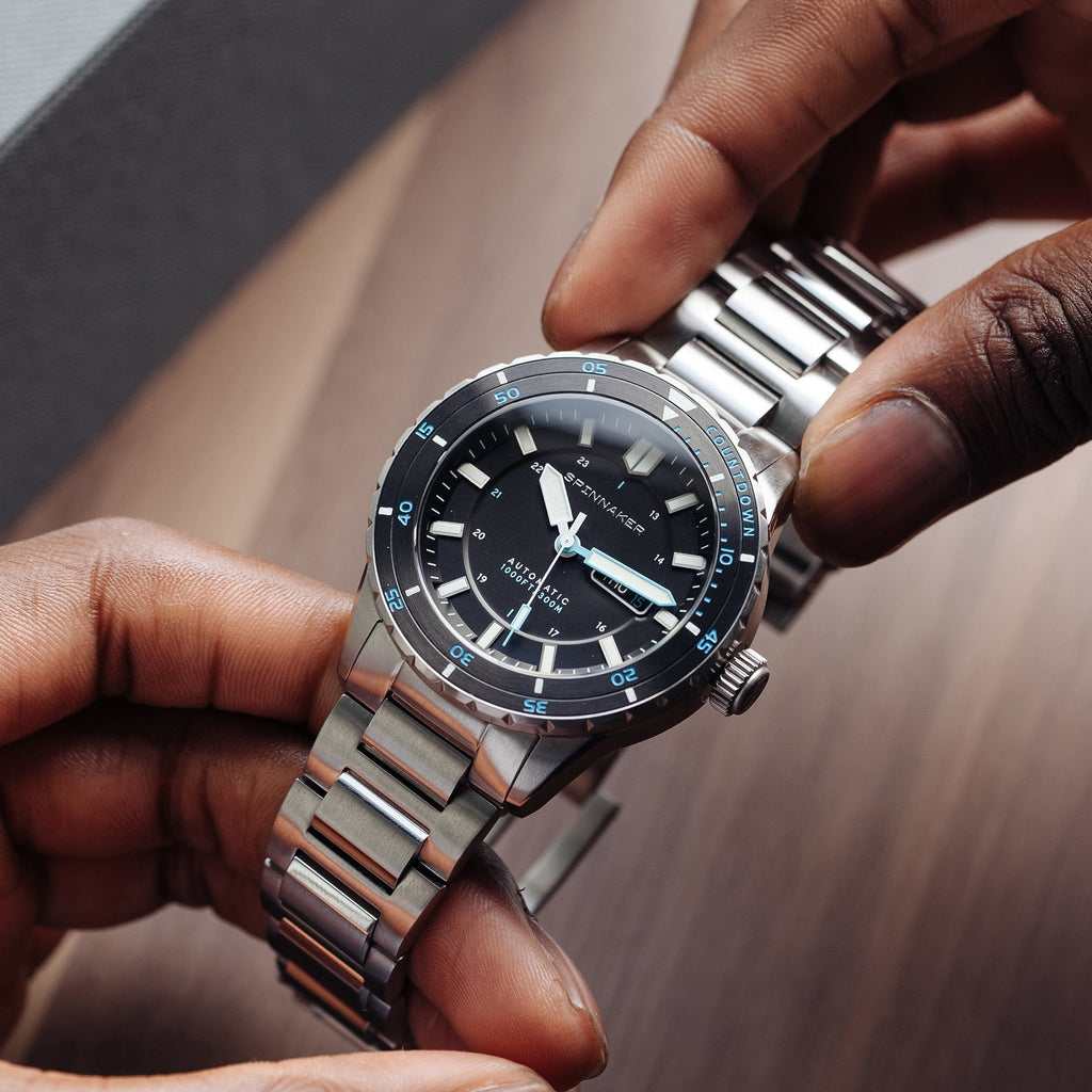 Spinnaker Hass Diver Automatic Men's Black Watch
