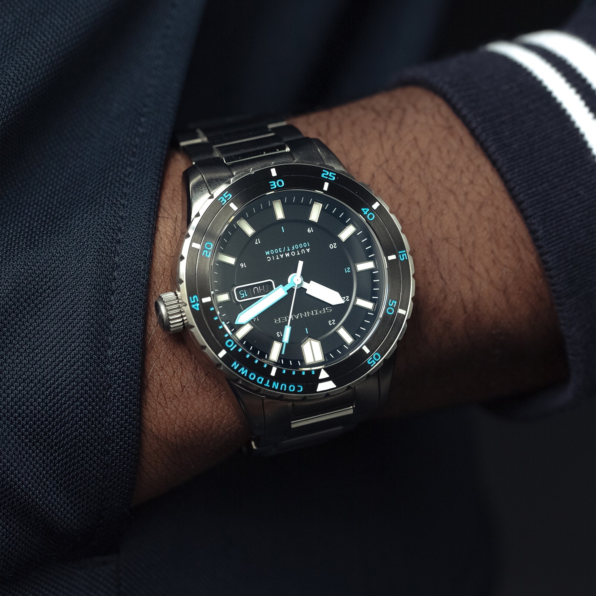 Spinnaker Hass Diver Automatic Men's Black Watch