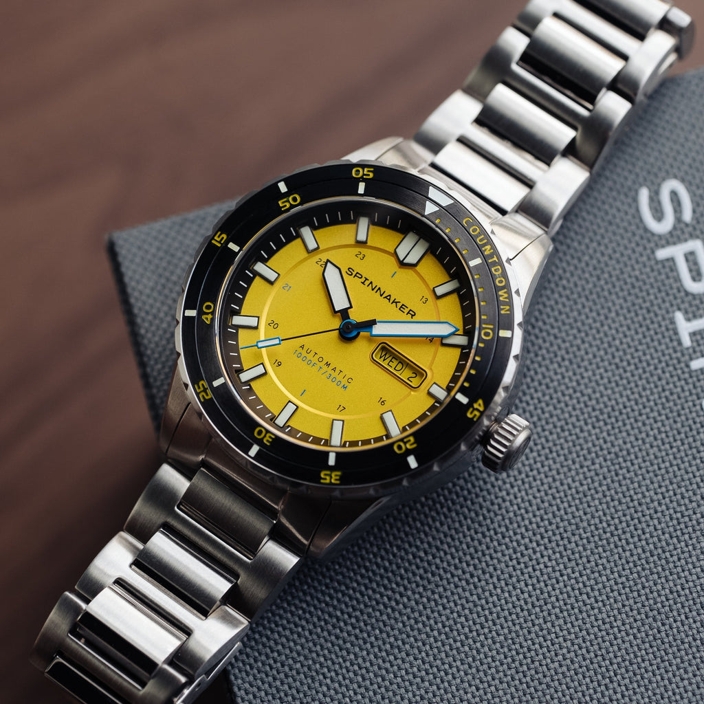 Spinnaker Hass Automatic Men's Yellow Watch