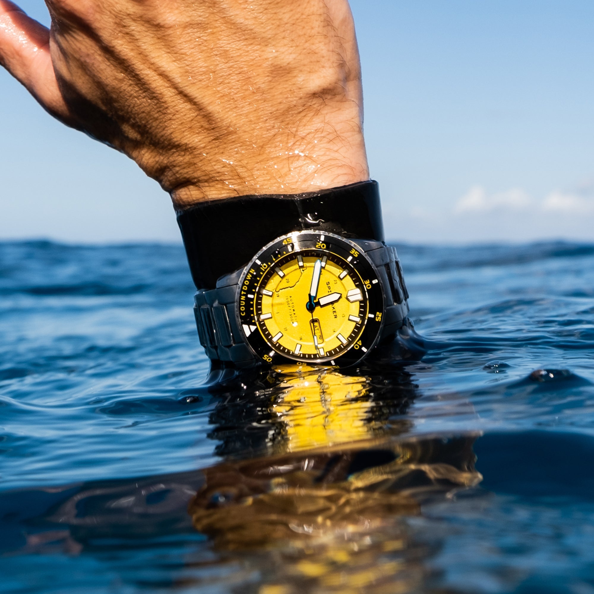 Spinnaker Hass Automatic Men's Yellow Watch