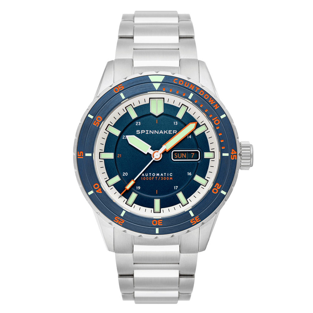 Spinnaker Hass Automatic Men's Blue Diver Watch