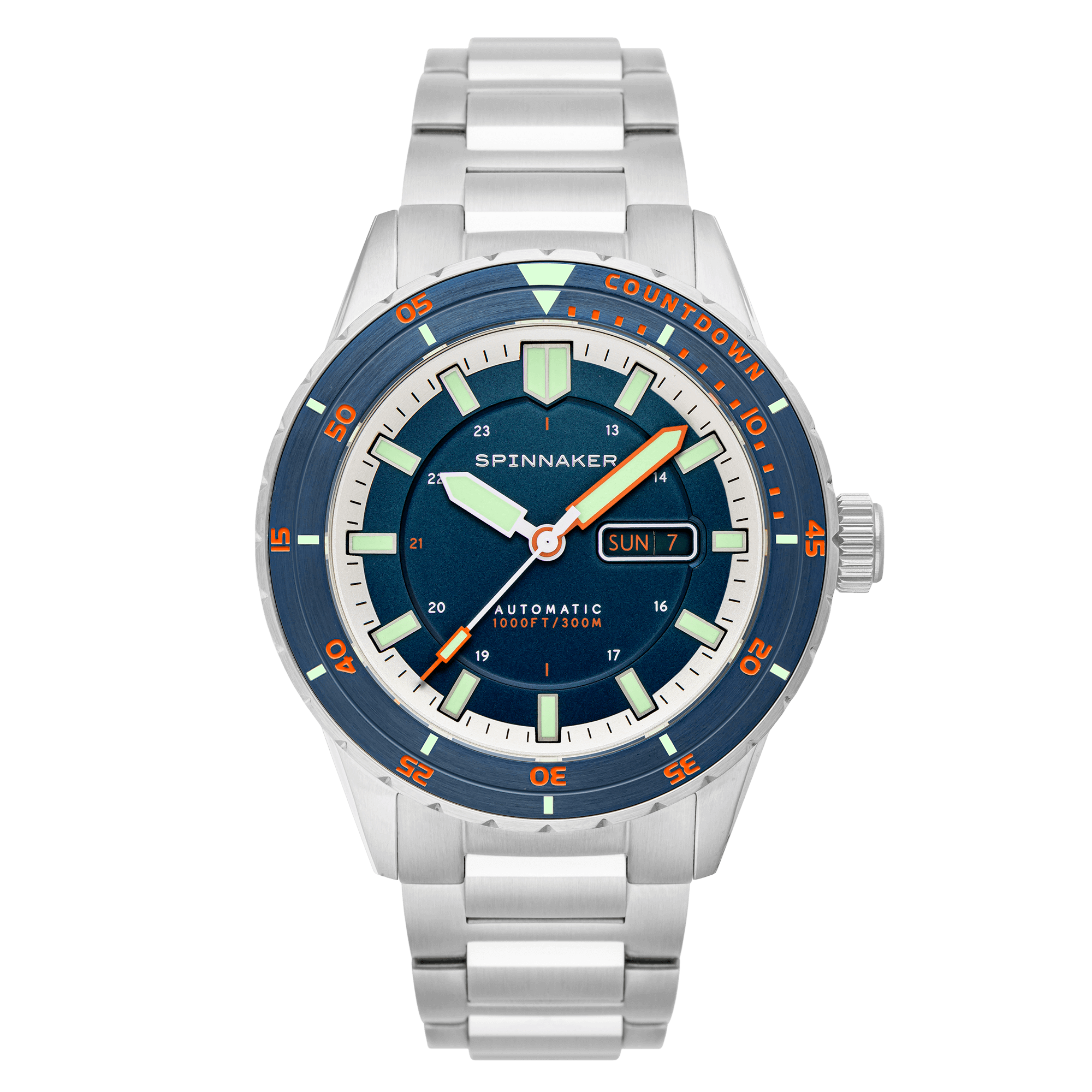 Spinnaker Hass Automatic Men's Blue Diver Watch