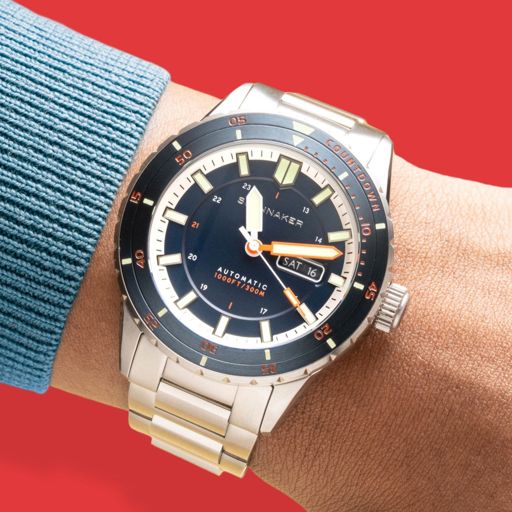 Spinnaker Hass Automatic Men's Blue Diver Watch