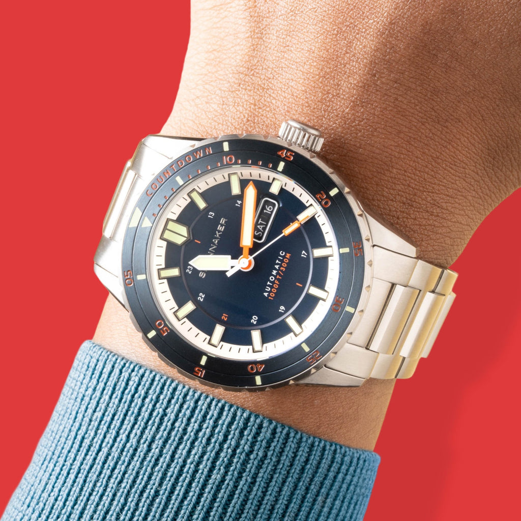 Spinnaker Hass Automatic Men's Blue Diver Watch