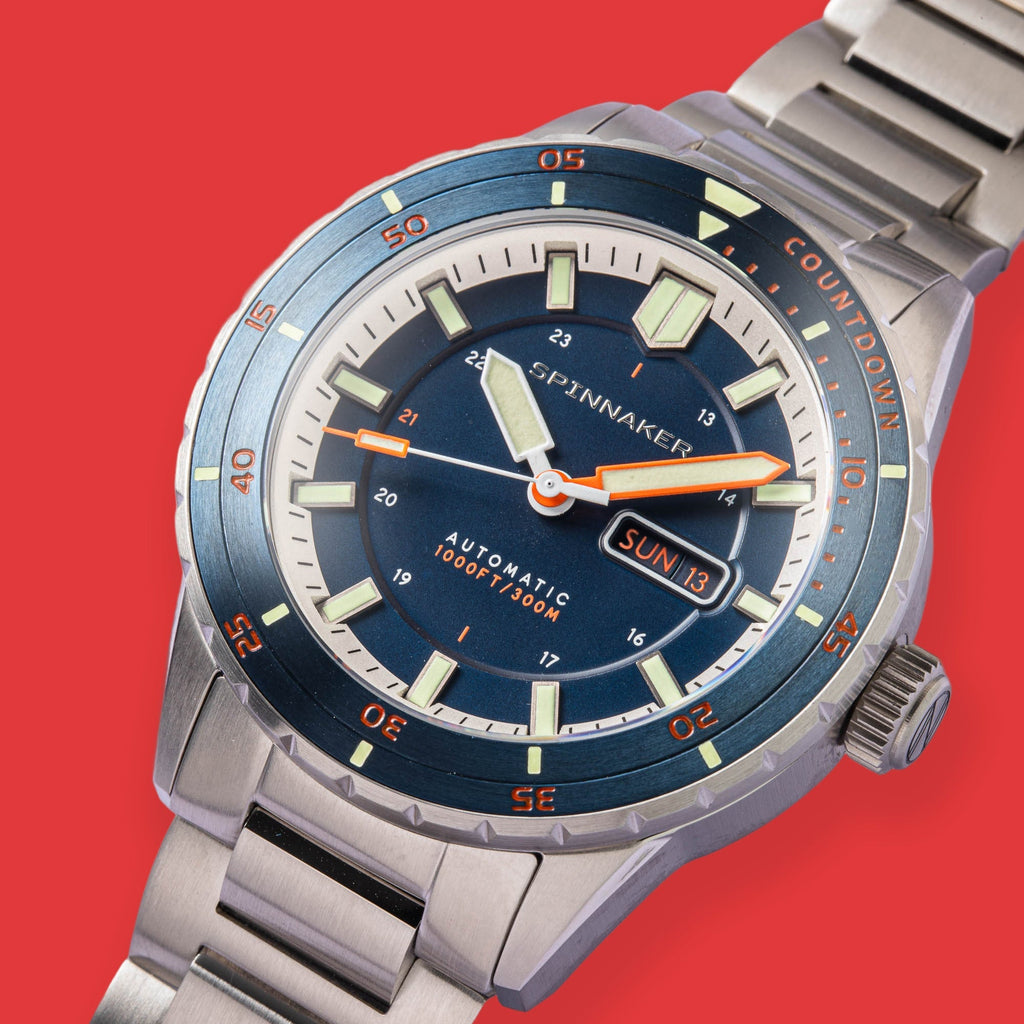 Spinnaker Hass Automatic Men's Blue Diver Watch