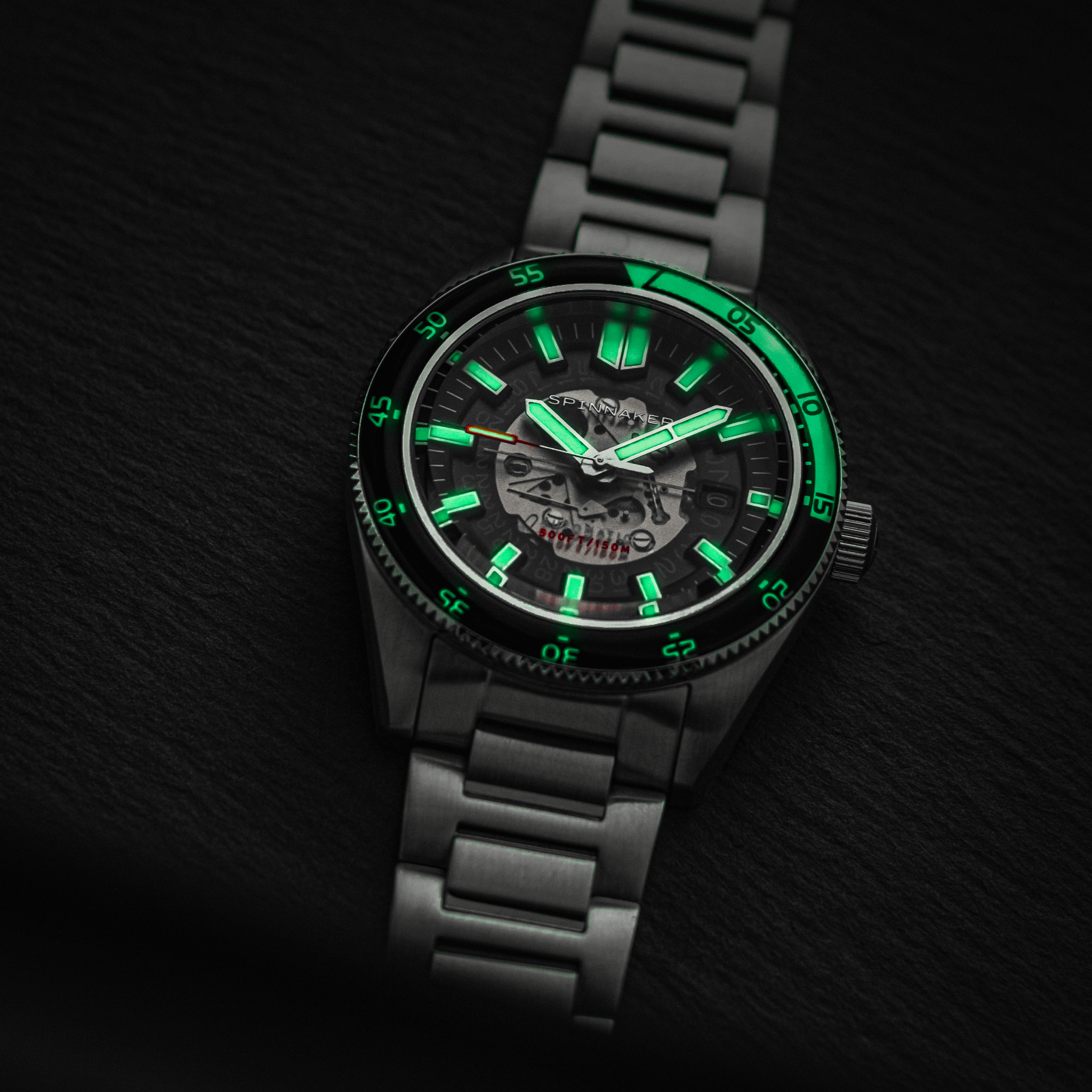 Spinnaker Fleuss Automatic Men's Black Watch