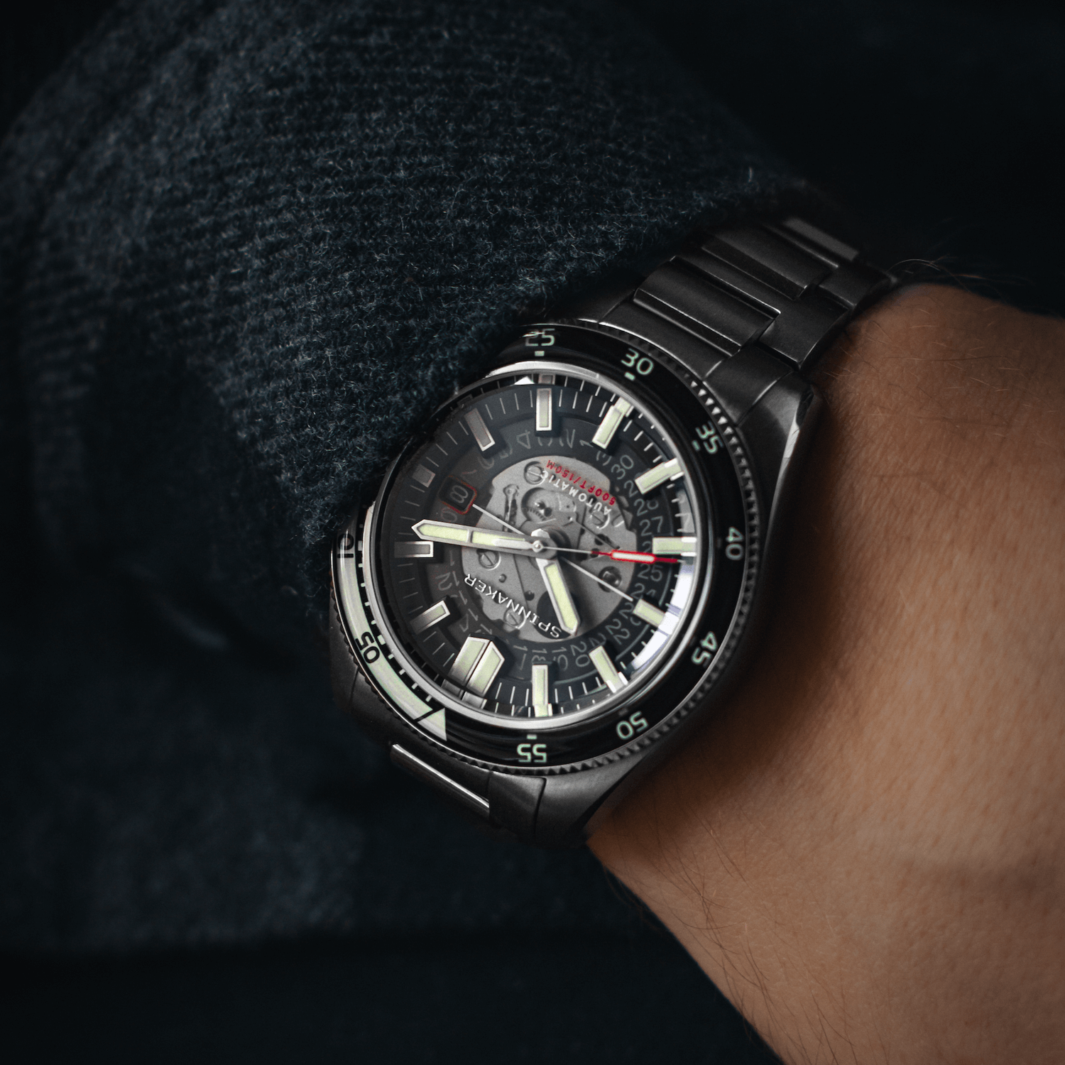 Spinnaker Fleuss Automatic Men's Black Watch