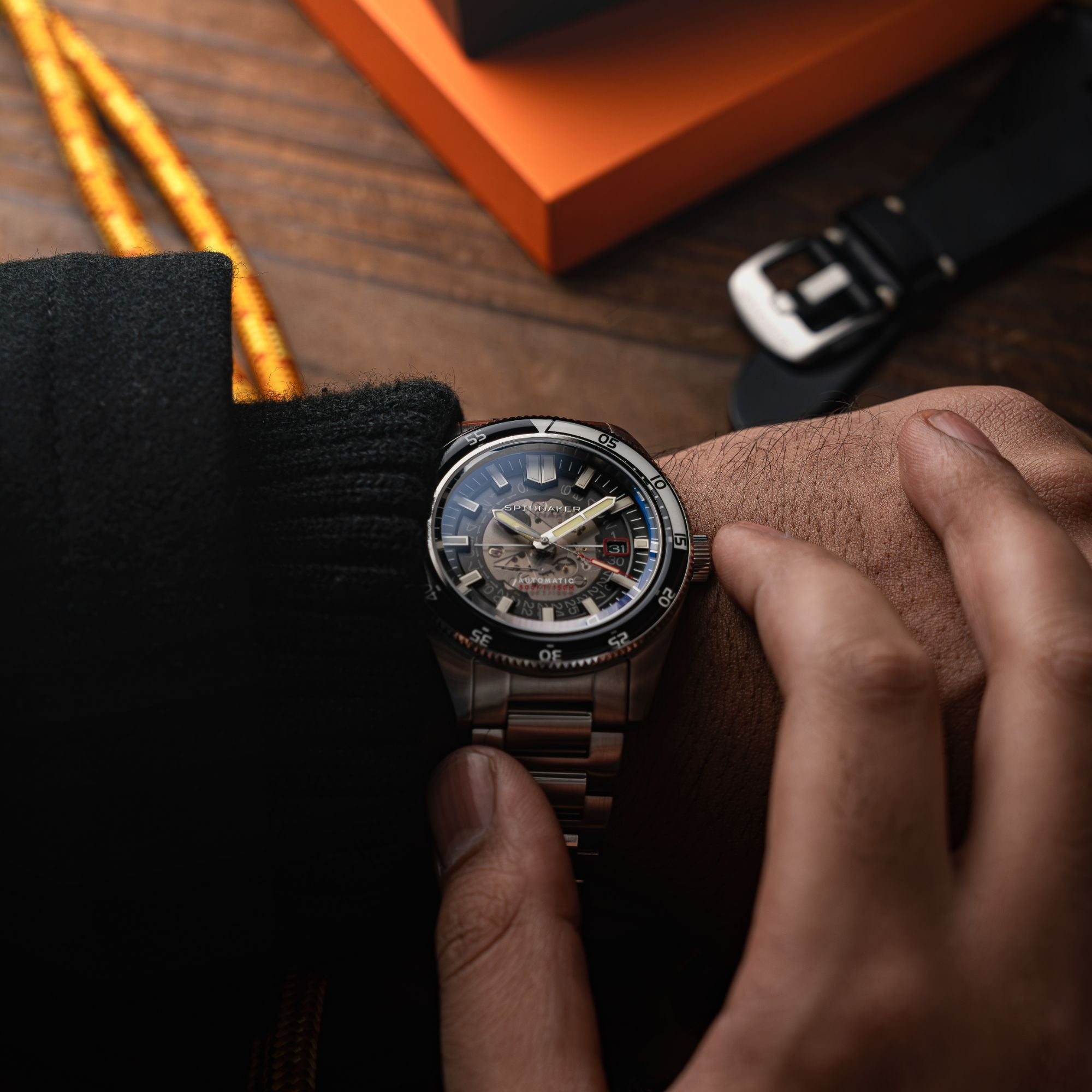 Spinnaker Fleuss Automatic Men's Black Watch
