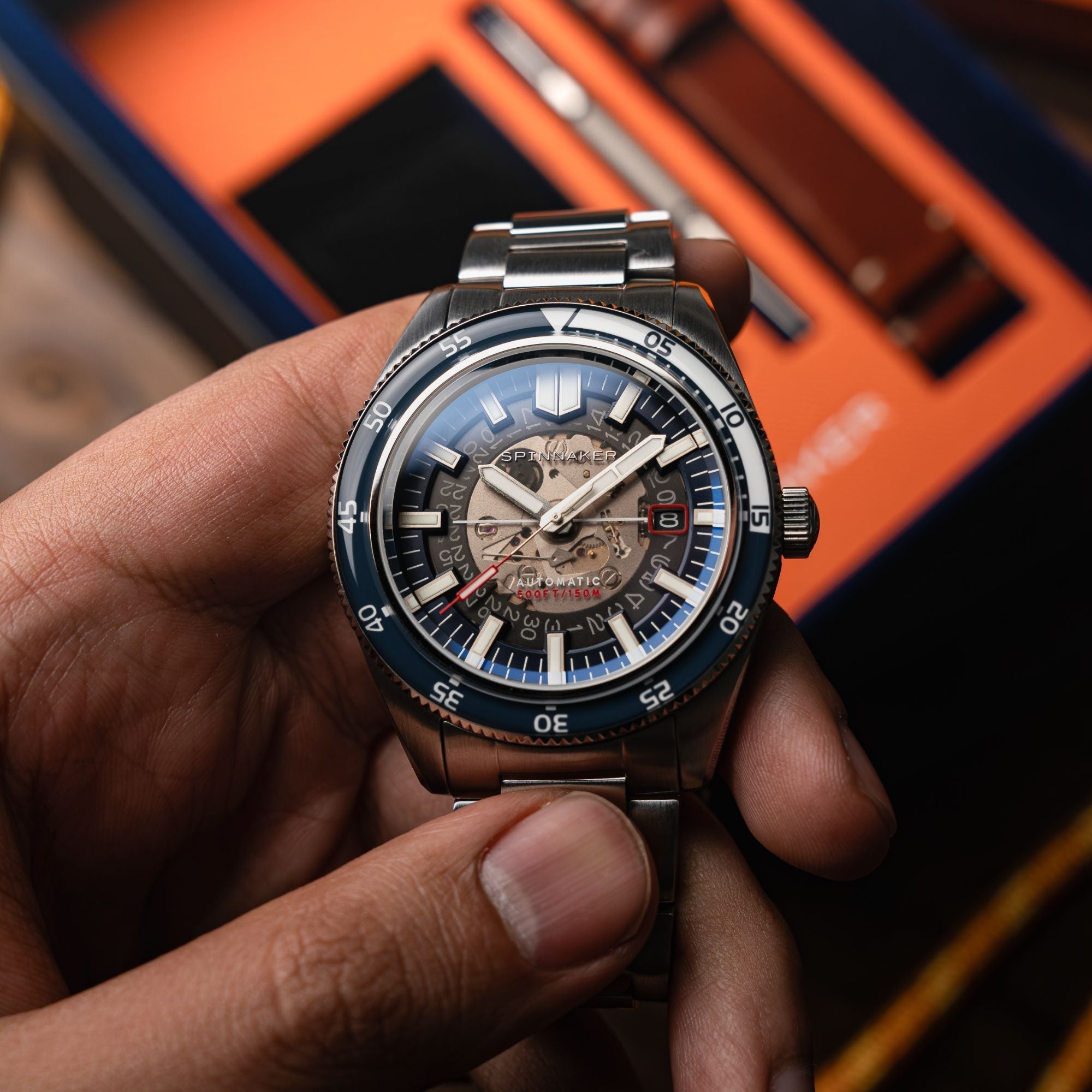 Spinnaker Fleuss Automatic Men's Blue Watch
