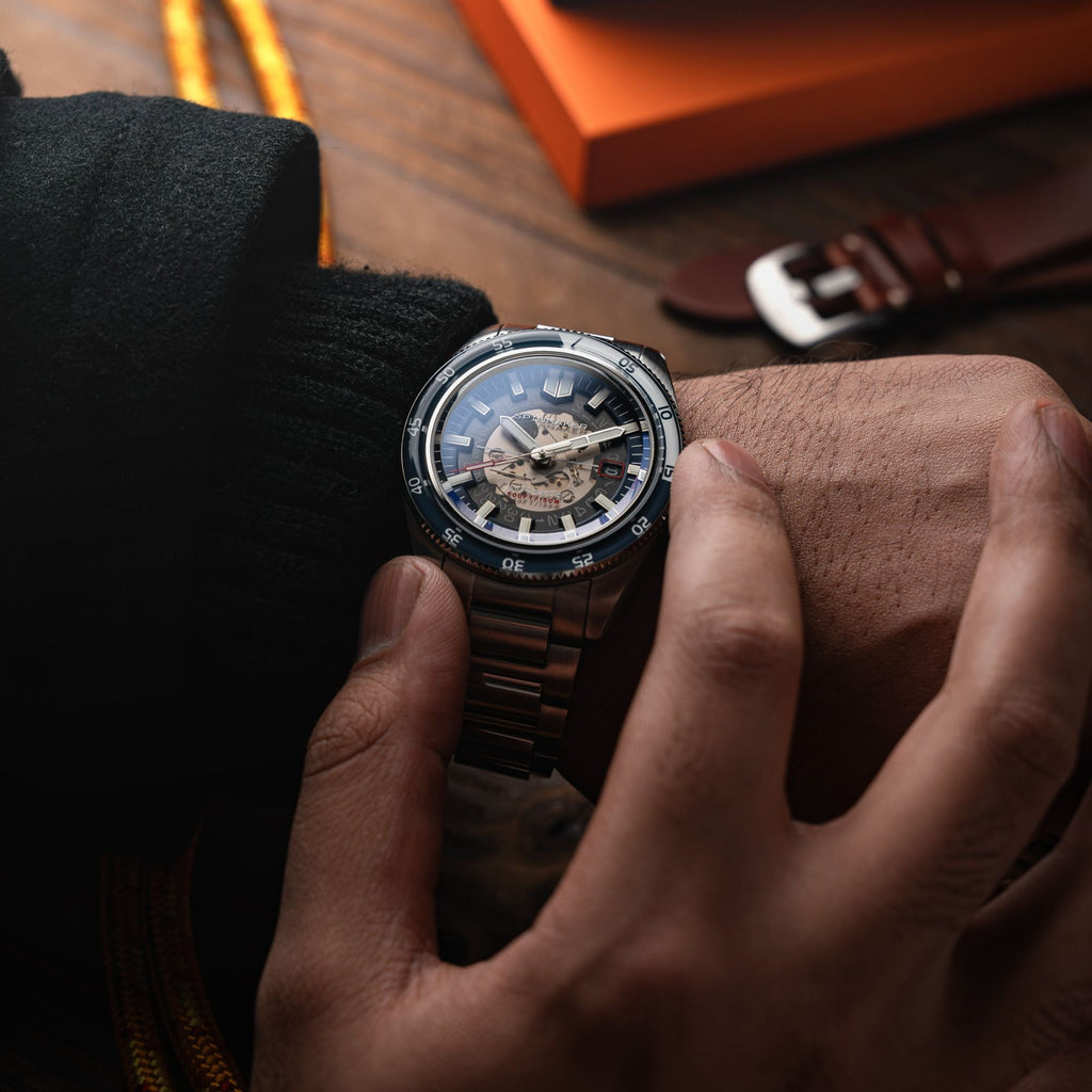 Spinnaker Fleuss Automatic Men's Blue Watch