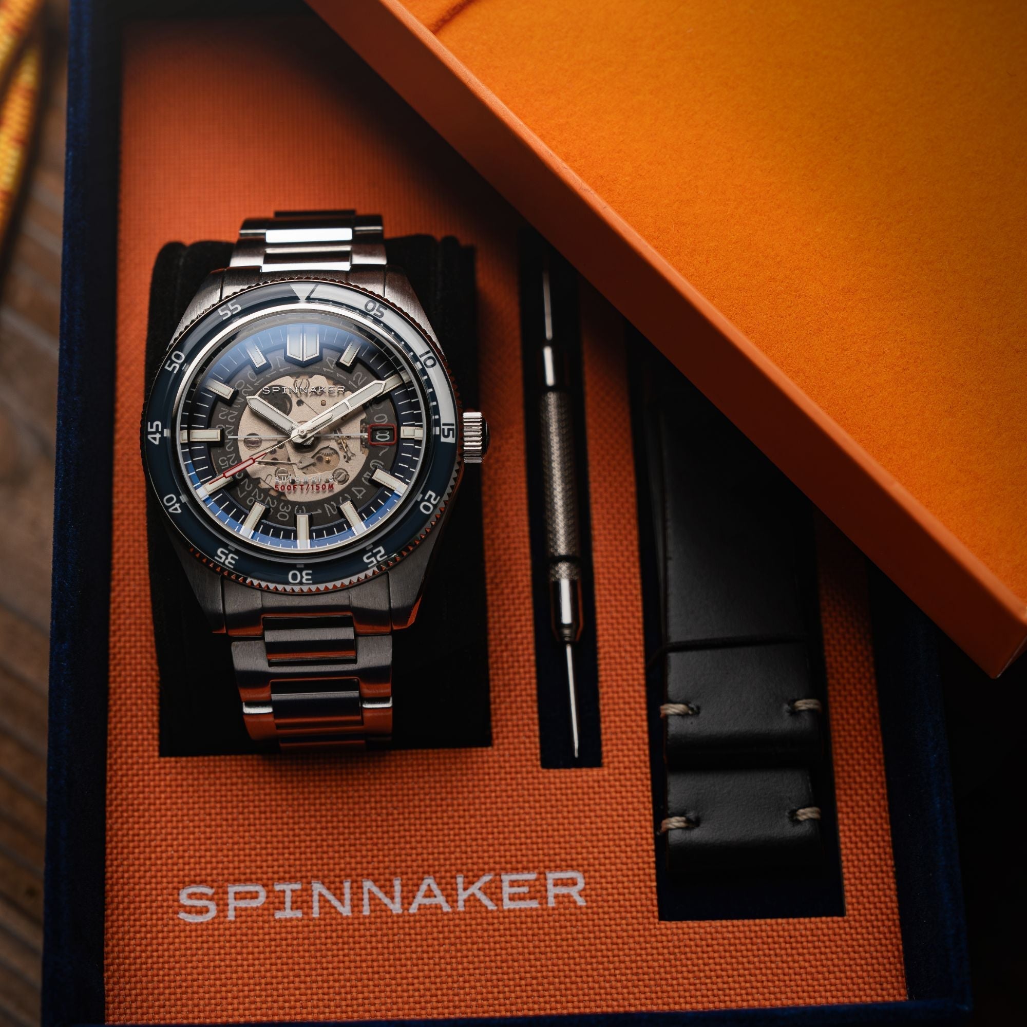 Spinnaker Fleuss Automatic Men's Blue Watch