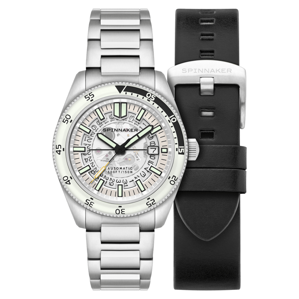 Spinnaker Fleuss Automatic Men's White Watch