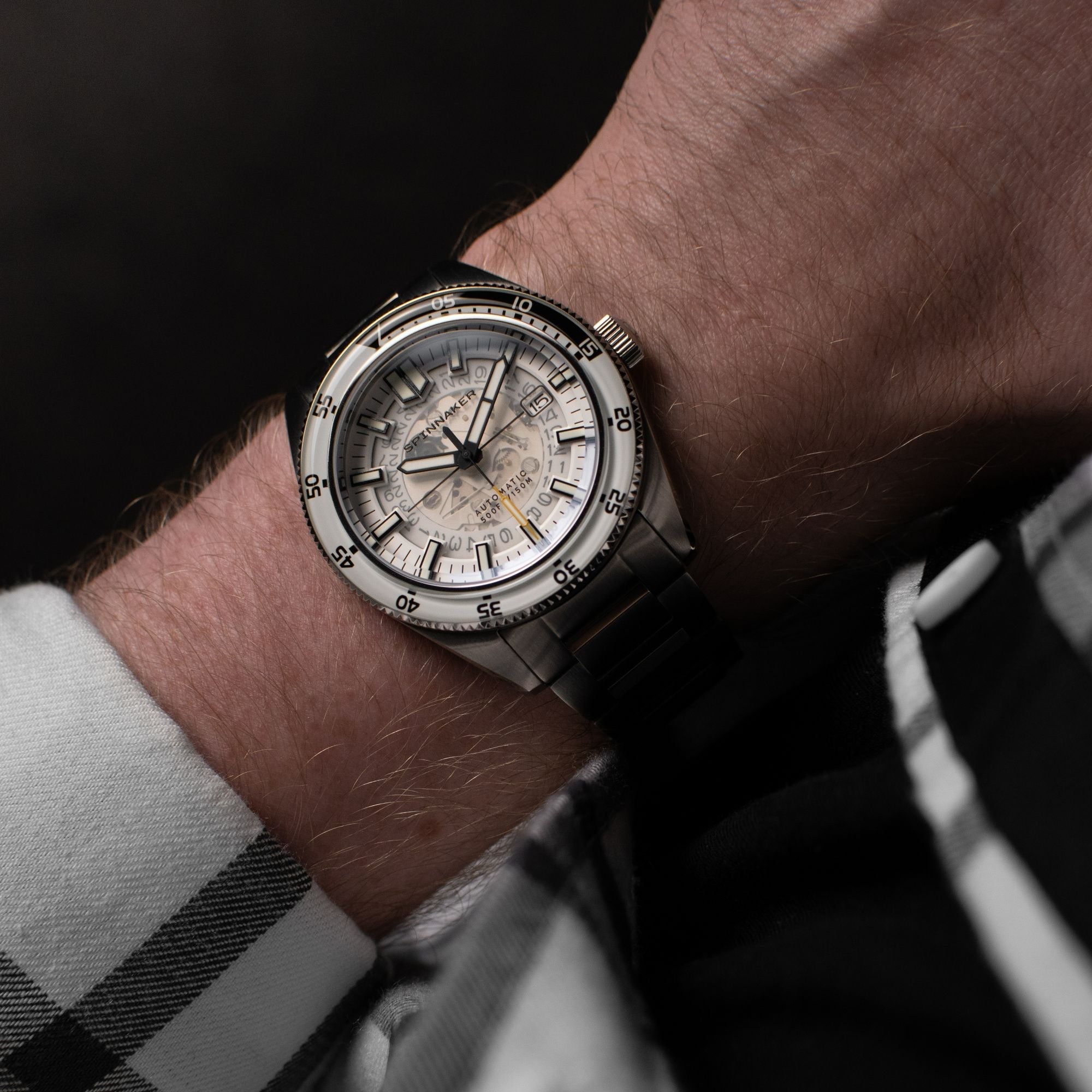 Spinnaker Fleuss Automatic Men's White Watch