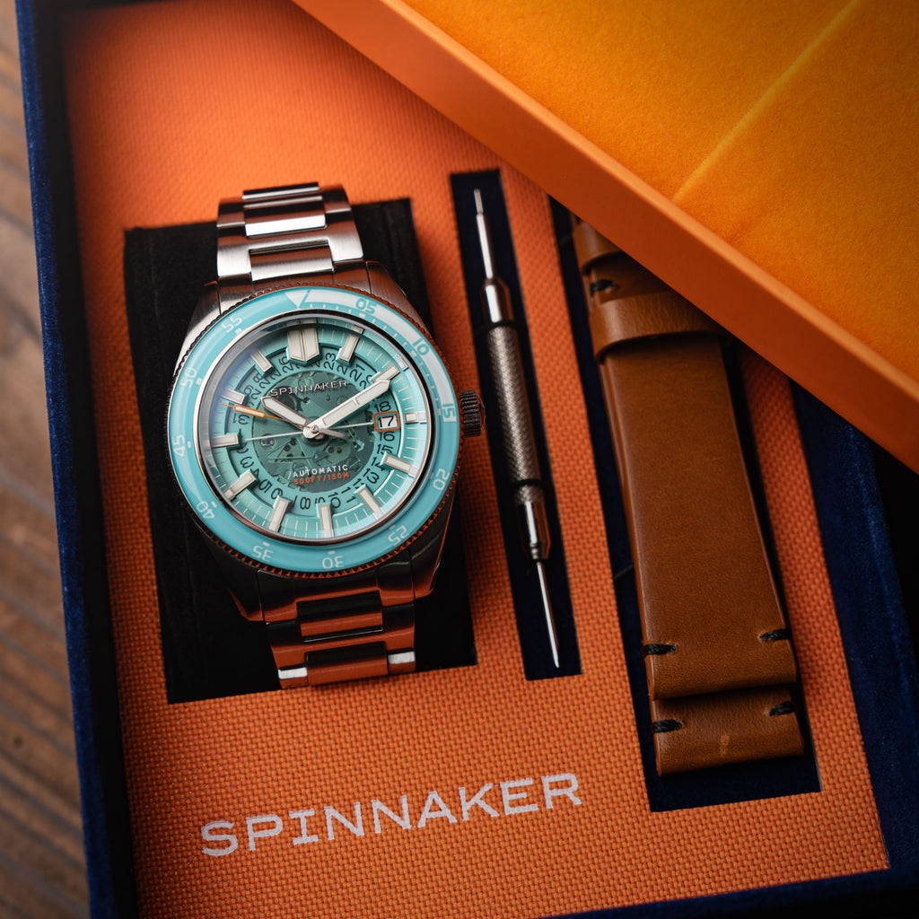 Spinnaker Fleuss Men's Blue Automatic Watch