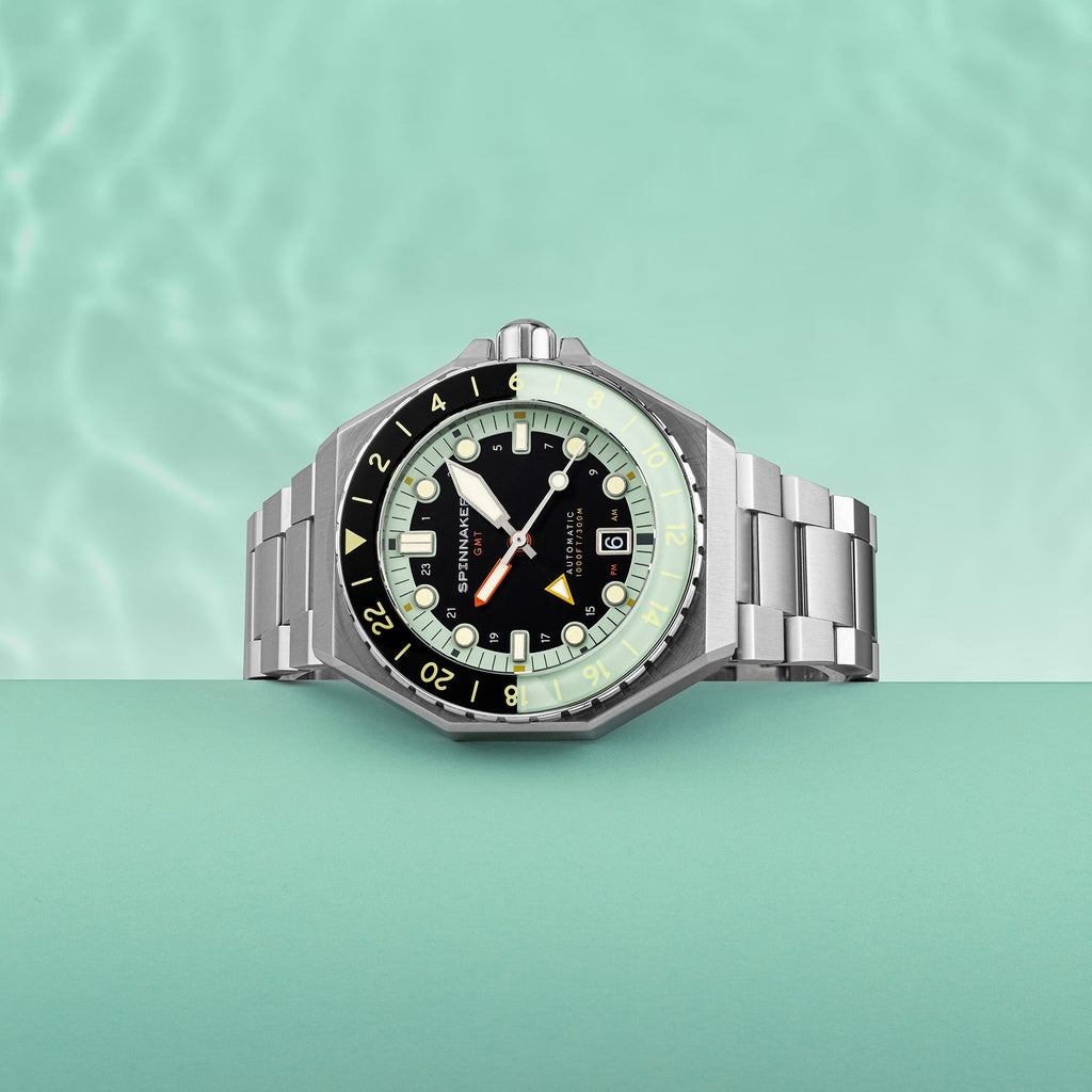 Spinnaker Dumas GMT Men's Dark Turquoise Automatic Watch