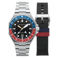 Spinnaker Dumas GMT Men's Black Automatic Watch