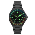 Spinnaker Dumas GMT Men's Black Automatic Watch