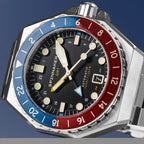 Spinnaker Dumas GMT Men's Black Automatic Watch