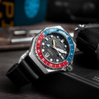 Spinnaker Dumas GMT Men's Black Automatic Watch