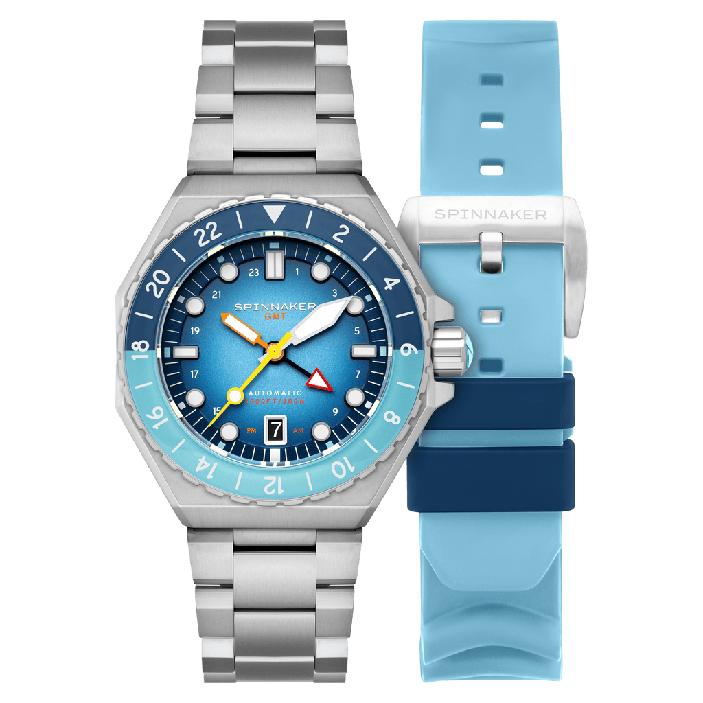 Spinnaker Dumas GMT Men's Blue Automatic Watch