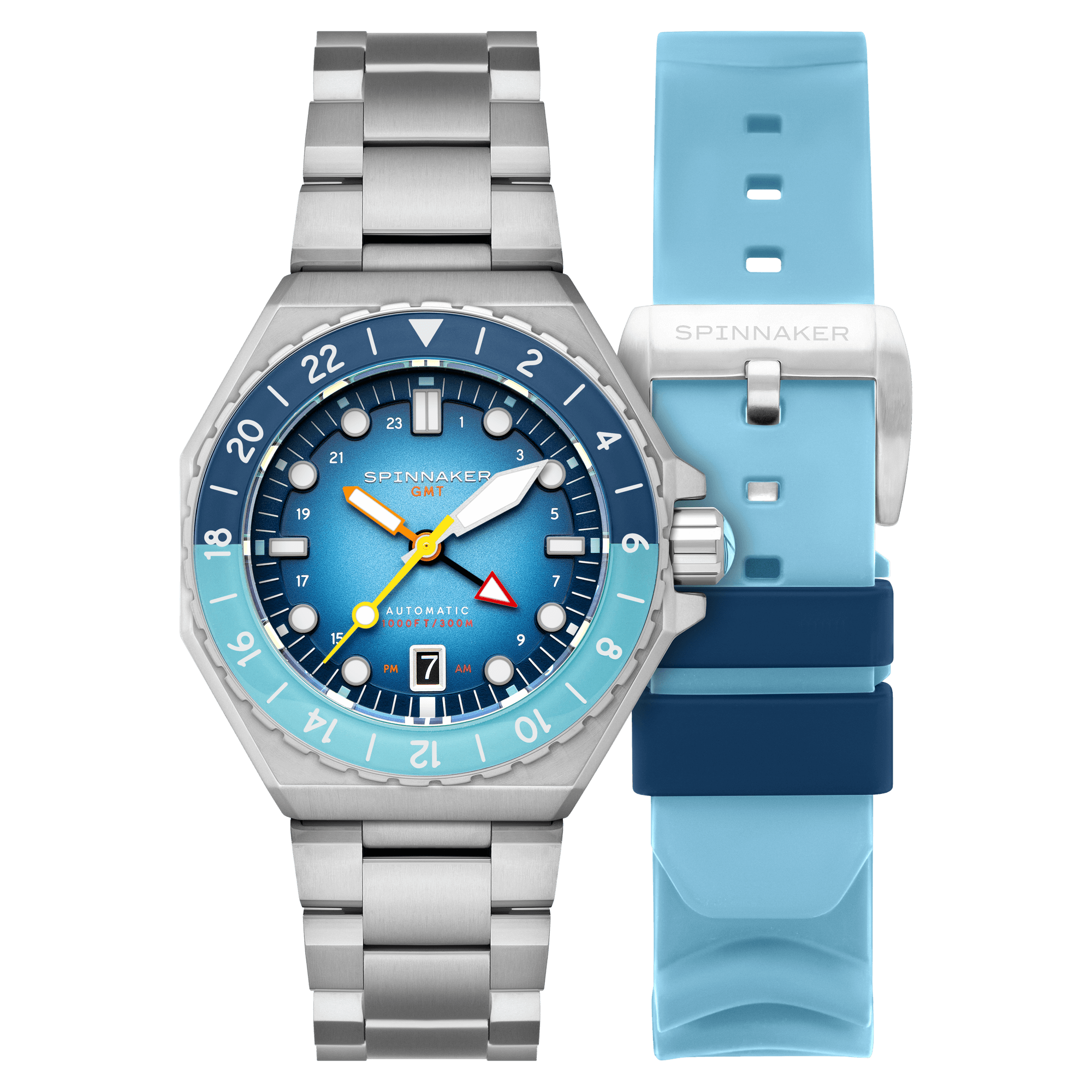 Spinnaker Dumas GMT Men's Blue Automatic Watch