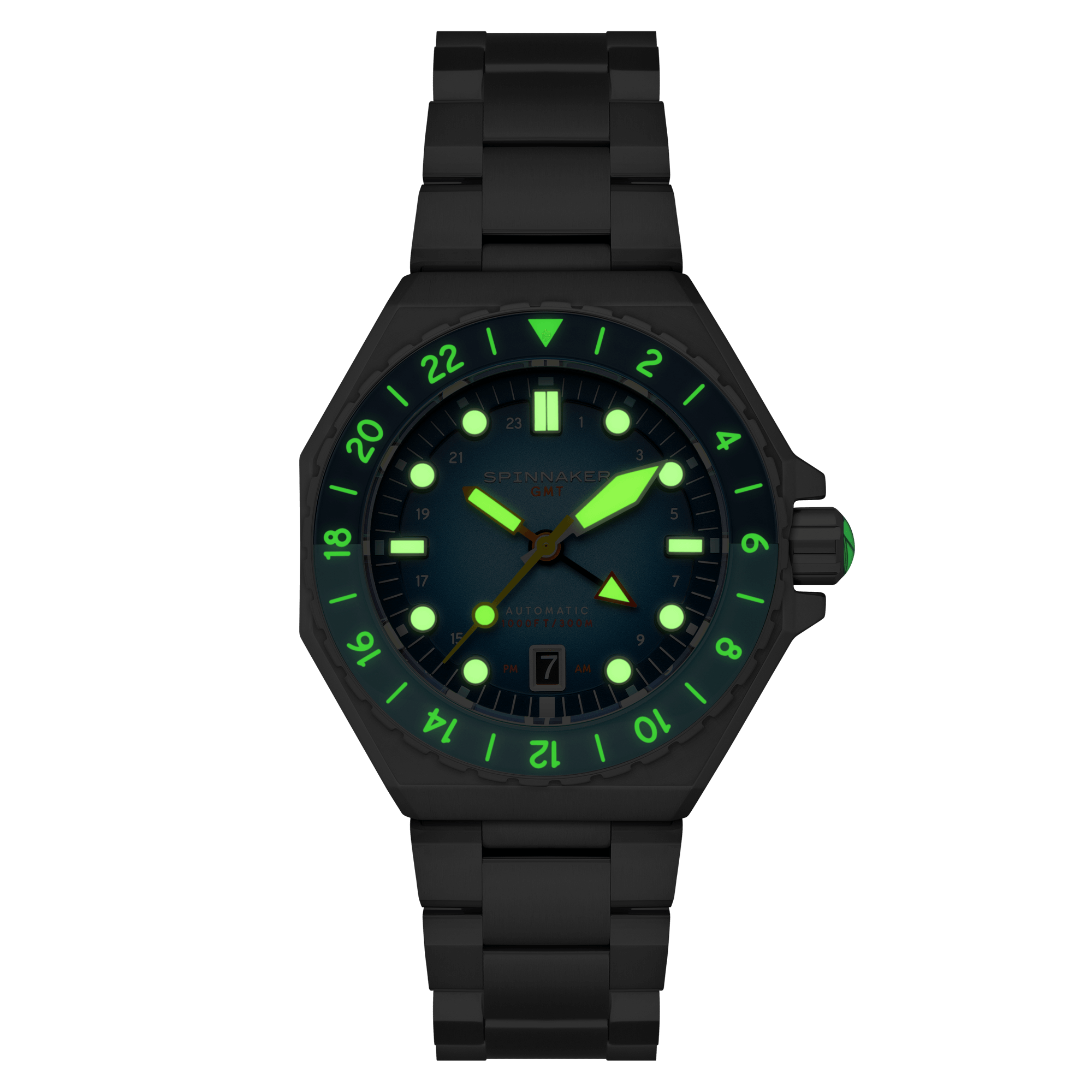 Spinnaker Dumas GMT Men's Blue Automatic Watch