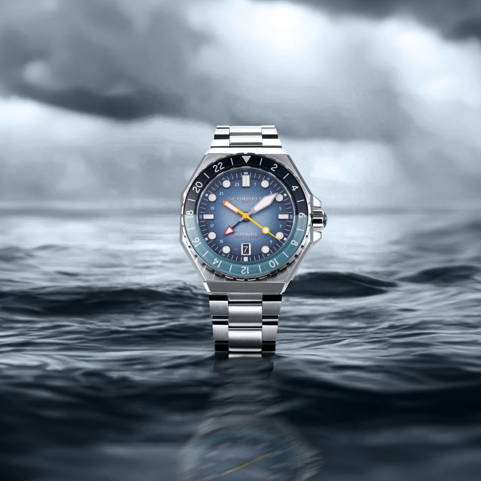 Spinnaker Dumas GMT Men's Blue Automatic Watch