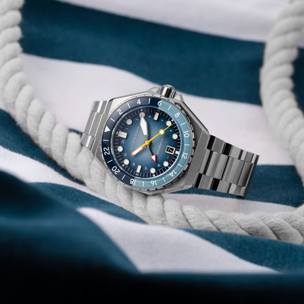Spinnaker Dumas GMT Men's Blue Automatic Watch