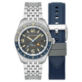 Spinnaker Fleuss GMT Men's Grey Automatic Watch