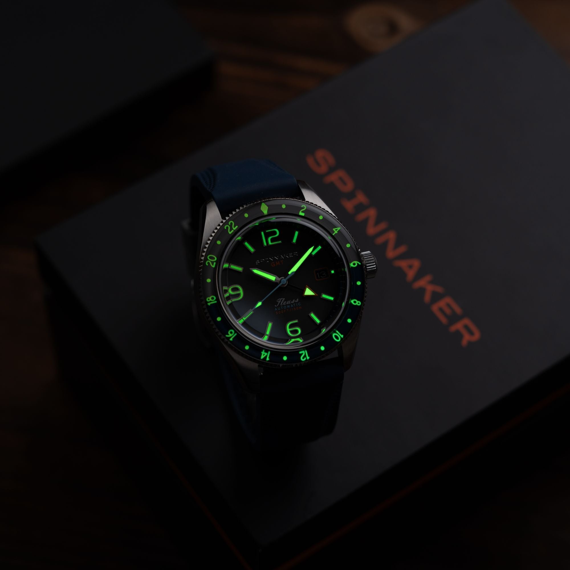 Spinnaker Fleuss GMT Men's Grey Automatic Watch