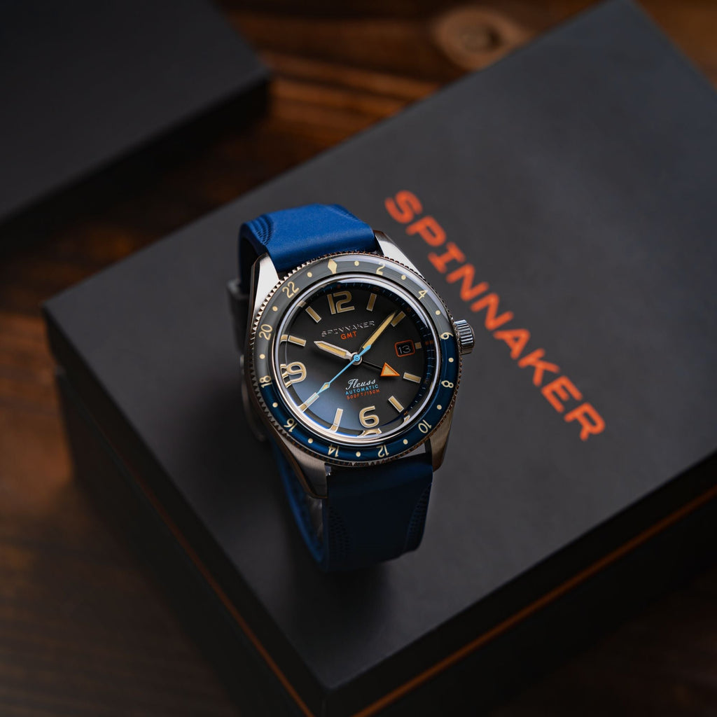 Spinnaker Fleuss GMT Men's Grey Automatic Watch