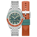 Spinnaker Fleuss GMT Men's Green Automatic Watch